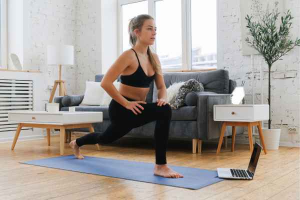 Woman exercising confidently after femiwand treatment Suffolk