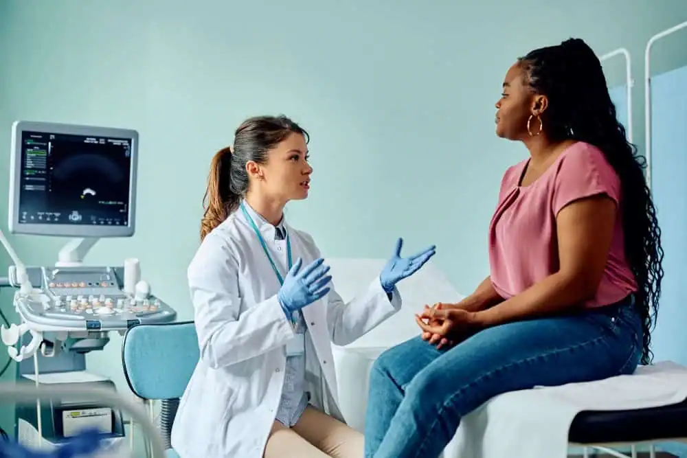 Rejuvenating Intimacy: Exploring Surgical Solutions for Vaginal Laxity 1 Woman have consultation about vaginal laxity Suffolk
